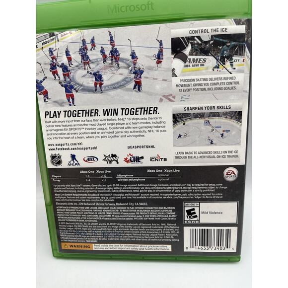 NHL 16 Microsoft Xbox One Game Complete CIB - Picture 3 of 7